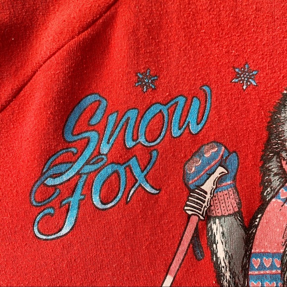 Vtg 80s Snow Fox Ski Aspen Sweatshirt M USA Made - Picture 6 of 11